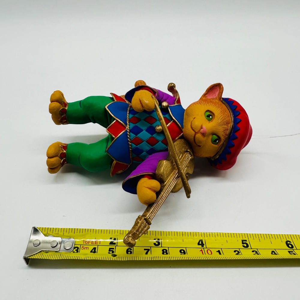 Department 56 Mother Goose Cat and The Fiddle Christmas Ornament w/Box - Picture 14 of 16